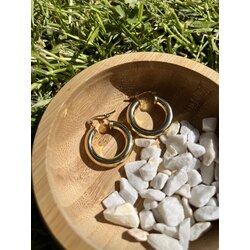 Gold Halka Küpe