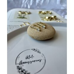 Xuping Zirkon Taş Gold Küpe