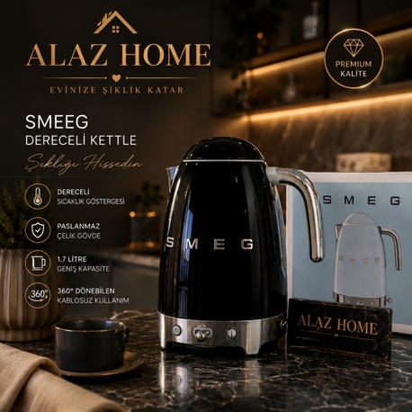 SMEG Dereceli Kettle 1.7 Litre