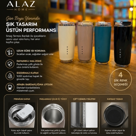 SMEG Vakumlu Termos 320 ML