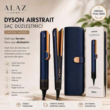 Dyson Airstrait Saç Düzleştirici (Çantalı Model)