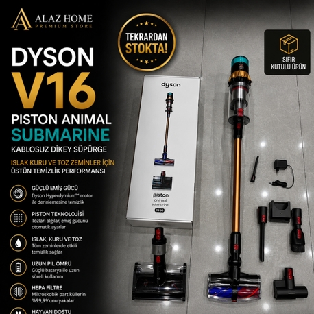 Dyson V16 Animal Submarine Kablosuz Dikey Süpürge