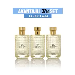 Kadın Parfümü SERENITY 3'lü Set - 95 ml