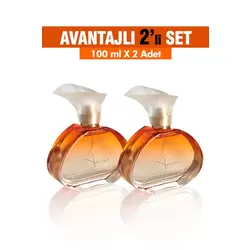 Kadın Parfümü AURORA 2'Li Set -100 ml