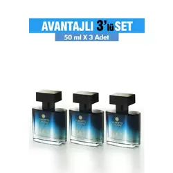 Erkek Parfümü Sentinus 50 ml 3'Lü Set