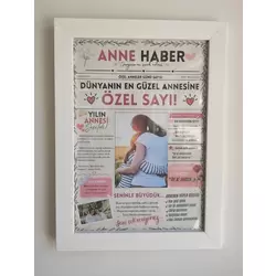 Anneye Hediye Kişiye Özel Çerçeve – Fotoğraflı Tasarım