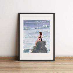 Sea Girl Print (Baskı)
