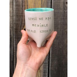 Manifesting Mugs/Turkuaz/ Sevgi ve Aşk Benimle
