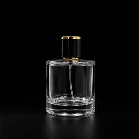 Solar 50 ML Silindir Şişe Siyah Polo Kapak Set
