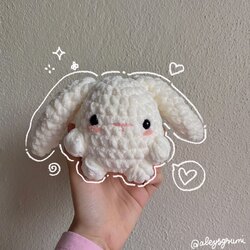 chunky bunny plushie 