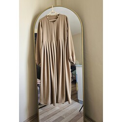 AYROBİN KUMAŞ ABAYA VİZON