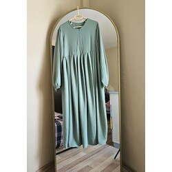 AYROBİN KUMAŞ ABAYA AÇIK MAVİ 