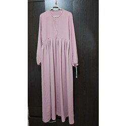AYROBİN KUMAŞ ABAYA GÜL KURUSU 