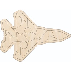 Doğal Ahşap Jet Puzzle