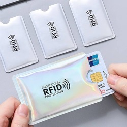Paranızı çaldırmayın. Kredi Banka Kimlik Kartı Koruyucu Kılıf, Rfid Nfc Metalize