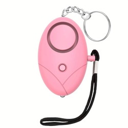 Safe Sound Kişisel Alarm, 1 adet 130DB Kişisel Güvenlik Acil Alarmı Anahtarlık LED Işıklı, 