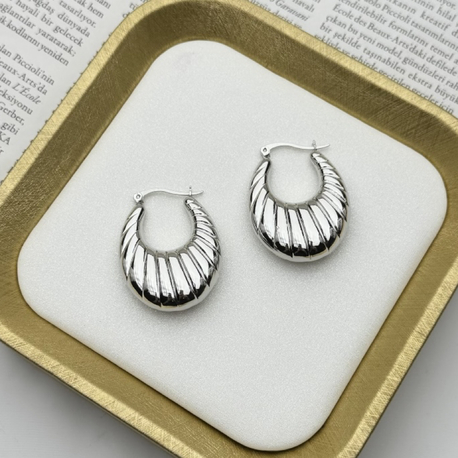 Silver küpe 