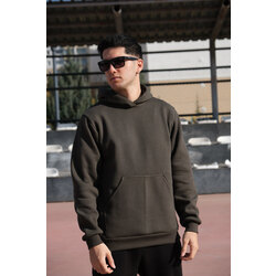 Haki Rahat Kalıp Hoodie 
