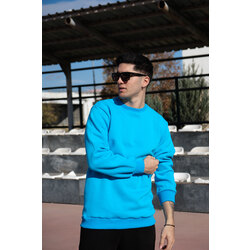 Turkuaz Rahat Kalıp Sweatshirt