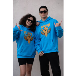 Oversize Unisex Baskılı Sweatshirt