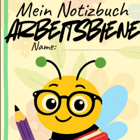 Mein Notizbuch-Arbeitsbiene