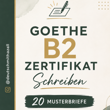 Goethe B2 Zertifikat- Musterbriefe