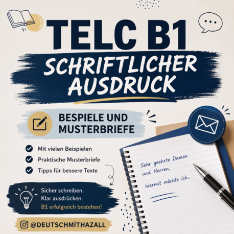 TELC B1 - Musterbriefe und Beispiele