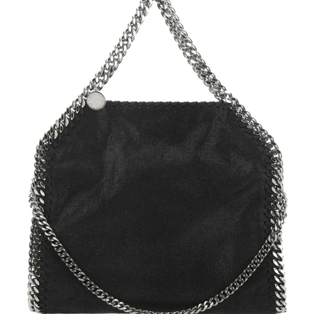 Stella McCartney Mini Falabella siyah-silver 