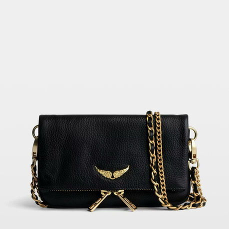 Zadig Rock Nano Clutch Siyah - Gold