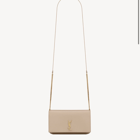 YSL Phonebag Dark Beige