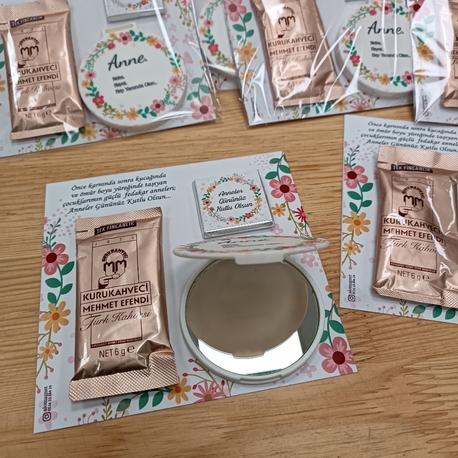 anneler günü kart set hediyelik
