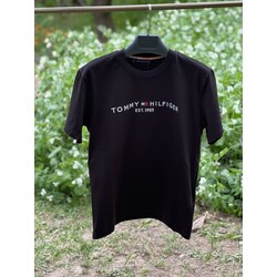 Tommy Hilfiger Erkek Siyah T-Shirt
