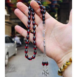 Kişiye Özel İsimli Sıkma Kehribar Tesbih