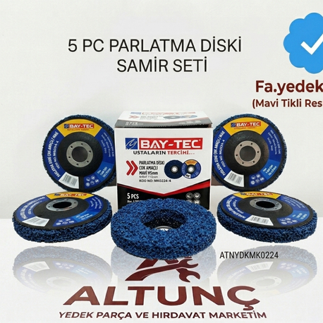 Bay-Tec 115mm Yeni Nesil Mavi Boya ve Pas Kazıma Diski