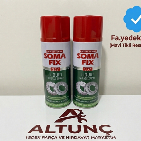 Soma Fix S37 Sıvı Gres Yağlama Spreyi - Suya ve Isıya Dayanıklı Koruma