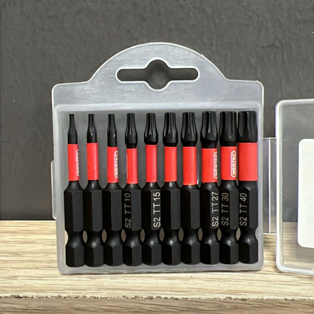 Profesyonel 10 Parça Torx Uç Seti - S2 Çelik Alaşımlı