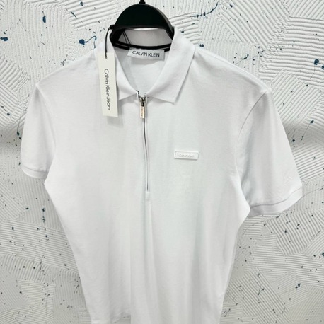 Calvin Klein ️Regular Size Beyaz Polo Yaka 