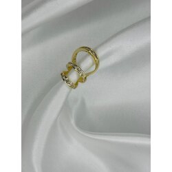 ÜÇ HALKA GOLD EARCUFF
