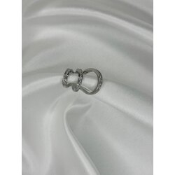 ÜÇ HALKA SİLVER EARCUFF