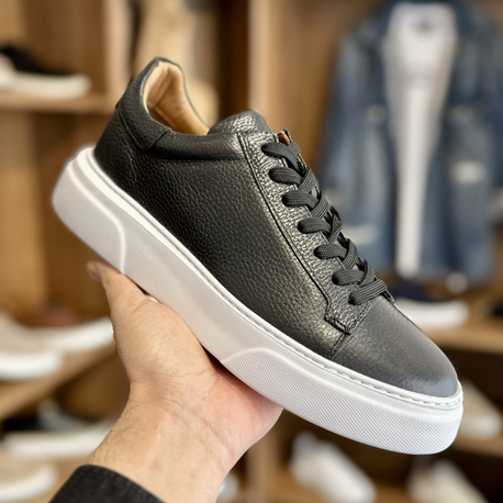 Tommy Premium Kalite Hakiki Deri / Siyah