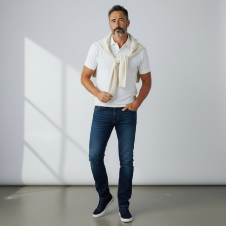 Tommy Premium Kalite Hakiki Süet / Lacivert