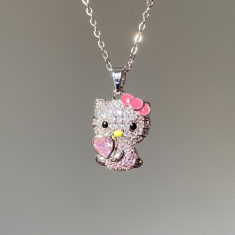 Pembe Hello Kitty Kolye