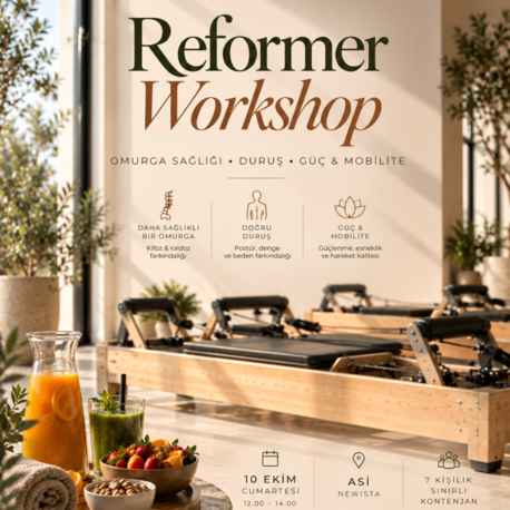 Reformer Workshop | Omurga • Duruş • Güç & Mobilite