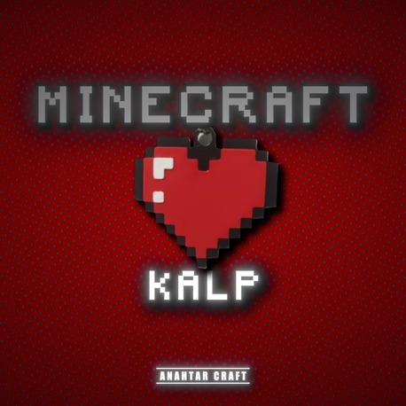 Minecraft Kalp Anahtarlık