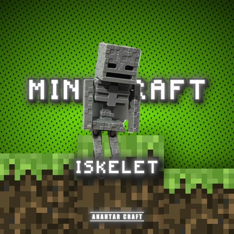 Minecraft İskelet Anahtarlık