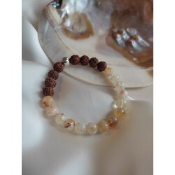Sitrin & rudraksha tohumu bileklik 