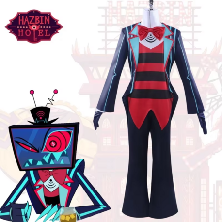 Vox Cosplay Ve Şapka (Hazbin Hotel)