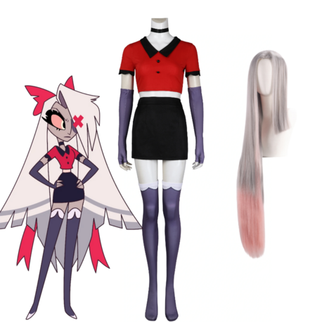 Vaggie Cosplay (Ve Peruk) Hazbin Hotel