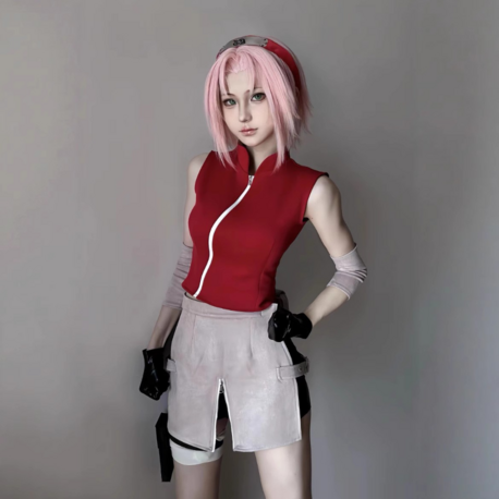 Sakura Cosplay (Ve Peruk)