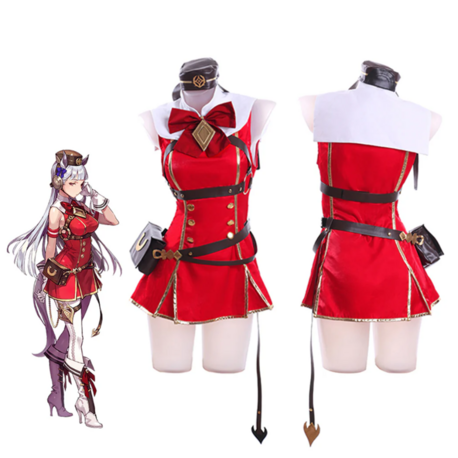 Uma Musume Gold Ship Cosplay (Ve Peruk)